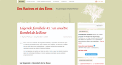 Desktop Screenshot of desracines.fr